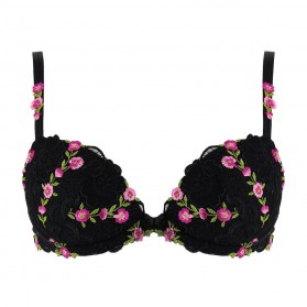 Soutien-gorge push-up LISE CHARMEL DANSE DES LIANES DANSE NOIR