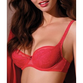 Soutien-gorge tulipe ANTINEA DE LISE CHARMEL TENDRE CAPTURE ROUGE