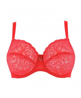 Soutien-gorge armature bonnet profond ANTINEA DE LISE CHARMEL TENDRE CAPTURE ROUGE