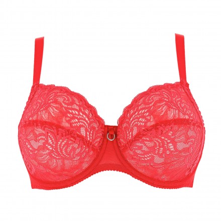 Soutien-gorge armature bonnet profond ANTINEA DE LISE CHARMEL TENDRE CAPTURE ROUGE