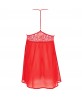 Babydoll ANTINEA DE LISE CHARMEL TENDRE CAPTURE ROUGE