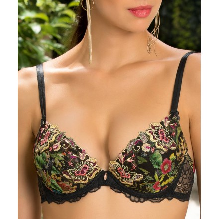 Soutien-gorge coque LISE CHARMEL FLEURS DE JUNGLE JUNGLE FLORE