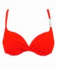 Haut de maillot de bain push-up SIMONE PERELE GOLD ROUGE