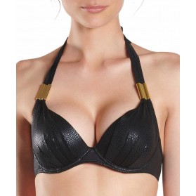 Haut de maillot de bain push-up AUBADE DIVINE CLEOPATRE NOIR