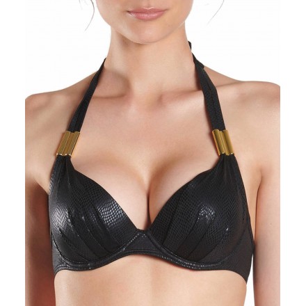 Haut de maillot de bain push-up AUBADE DIVINE CLEOPATRE NOIR