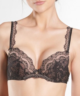 Soutien-gorge push-up AUBADE SOLEIL NOCTURNE NOIR