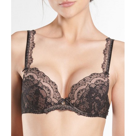 Soutien-gorge push-up AUBADE SOLEIL NOCTURNE NOIR