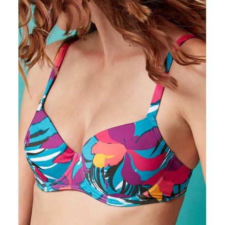 Haut de maillot de bain armatures bonnet profond SIMONE PERELE MIRAGE TROPIC