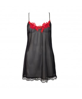 Babydoll LISE CHARMEL BAISERS DE FLEURS NUIT AMARANTE