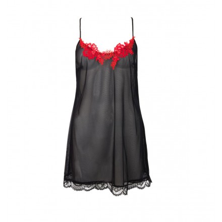 Babydoll LISE CHARMEL BAISERS DE FLEURS NUIT AMARANTE