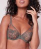 Soutien-gorge avec armatures décolleté plongeant SIMONE PERELE JAVA GRIS