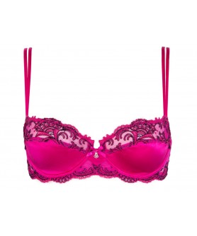 Soutien-gorge corbeille LISE CHARMEL SPLENDEUR SOIE SPLENDEUR FUSHIA