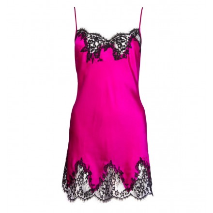 Babydoll LISE CHARMEL SPLENDEUR SOIE SPLENDEUR FUSHIA