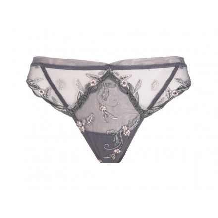 Tanga LISE CHARMEL FRISSON VEGETAL VEGETAL GRIS