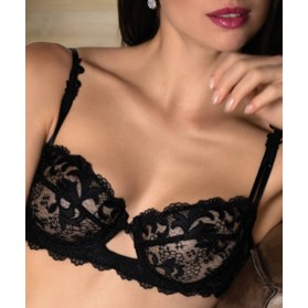 Soutien-gorge corbeille LISE CHARMEL ACANTHE ARTY NOIR