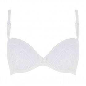 Soutien-gorge coque ANTINEA DE LISE CHARMEL PRESENCE DENTELLE BLANC