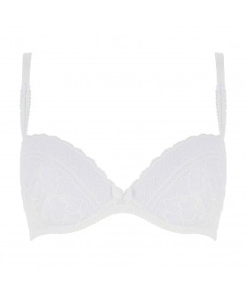 Soutien-gorge coque ANTINEA DE LISE CHARMEL PRESENCE DENTELLE BLANC