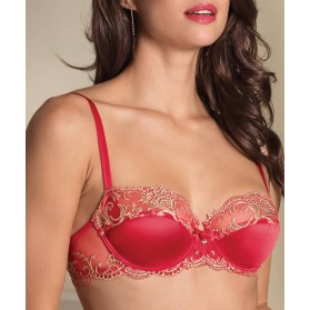 Soutien-gorge corbeille LISE CHARMEL SPLENDEUR SOIE SPLENDEUR SANTAL