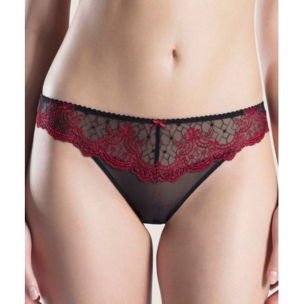 Tanga AUBADE PASSION NOCTURNE NOIR VOLUPTE