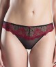 Tanga AUBADE PASSION NOCTURNE NOIR VOLUPTE