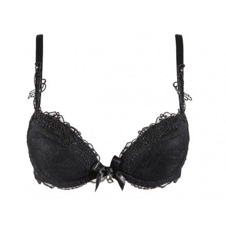 Soutien-gorge push-up LISE CHARMEL SOIR DE VENISE NOIR DIAMANT