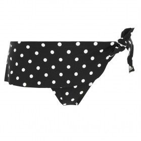 Slip de bain jupette ANTIGEL LA POIS TOUJOURS POIS NOIR-BLANC