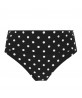 Slip de bain charme avec revers ANTIGEL LA POIS TOUJOURS POIS NOIR-BLANC