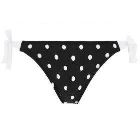 Slip de bain bikini ANTIGEL LA POIS TOUJOURS POIS NOIR-BLANC