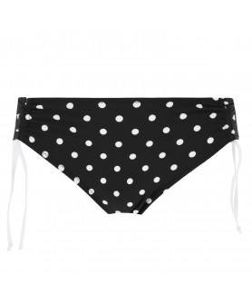 Slip de bain coulisse ANTIGEL LA POIS TOUJOURS POIS NOIR-BLANC