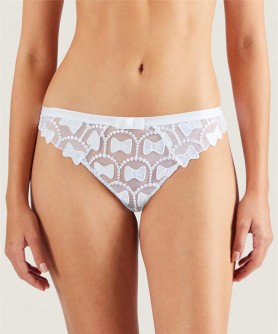 Tanga AUBADE THE BOW COLLECTION VIKTOR&ROLF BLANC