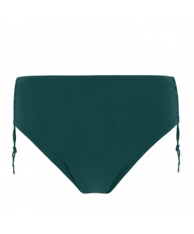 Slip de bain coulisses LISE CHARMEL PONPOMS ARTY ARTY VERT