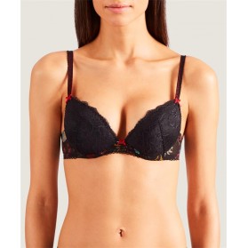 Soutien-gorge push-up AUBADE REINE DES PRES REGLISSE