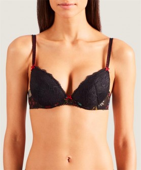 Soutien-gorge push-up AUBADE REINE DES PRES REGLISSE