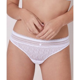 Tanga SIMONE PERELE BLOSSOM BLANC