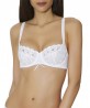 Soutien-gorge balconnet AUBADE BAHIA BLANC