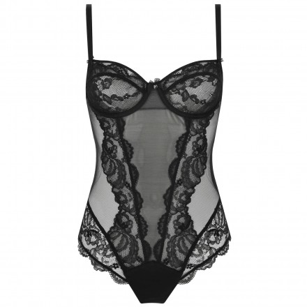 Body corbeille LISE CHARMEL FEMINITE DENTELLE NOIR