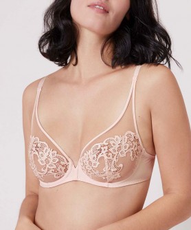 Soutien-gorge avec armatures SIMONE PERELE SAGA ROSE POUDRE