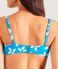 Haut de maillot de bain bandeau bretelles amovibles AUBADE COULEURS D'ETE TAHITIEN BLEU TROPIQUE