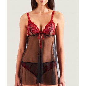 Babydoll AUBADE ROMANCE D'ETE PIVOINE