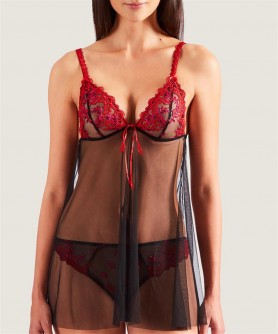 Babydoll AUBADE ROMANCE D'ETE PIVOINE