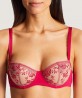 Soutien-gorge corbeille AUBADE FLEUR DE PASSION AMARYLLIS