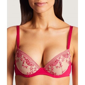 Soutien-gorge coque AUBADE FLEUR DE PASSION AMARYLLIS