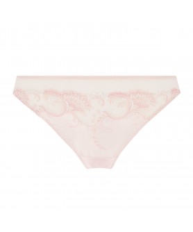 Tanga LISE CHARMEL SPLENDEUR SOIE SENSUEL ROSE