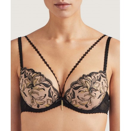Soutien-gorge coque AUBADE ENCRE DE CHINE OMBRE