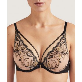 Soutien-gorge triangle armatures AUBADE ENCRE DE CHINE OMBRE