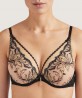 Soutien-gorge triangle armatures AUBADE ENCRE DE CHINE OMBRE