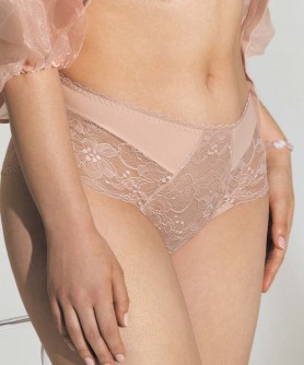 Shorty ANTINEA DE LISE CHARMEL PERGOLA DENTELLE ROSE PERGOLA