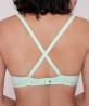 Soutien-gorge corbeille SIMONE PERELE BLOSSOM VERT D'EAU