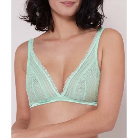 Soutien-gorge SIMONE PERELE BLOSSOM VERT D'EAU