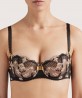 Soutien-gorge corbeille AUBADE LA BELLE GALANTE NOIR PHOENIX